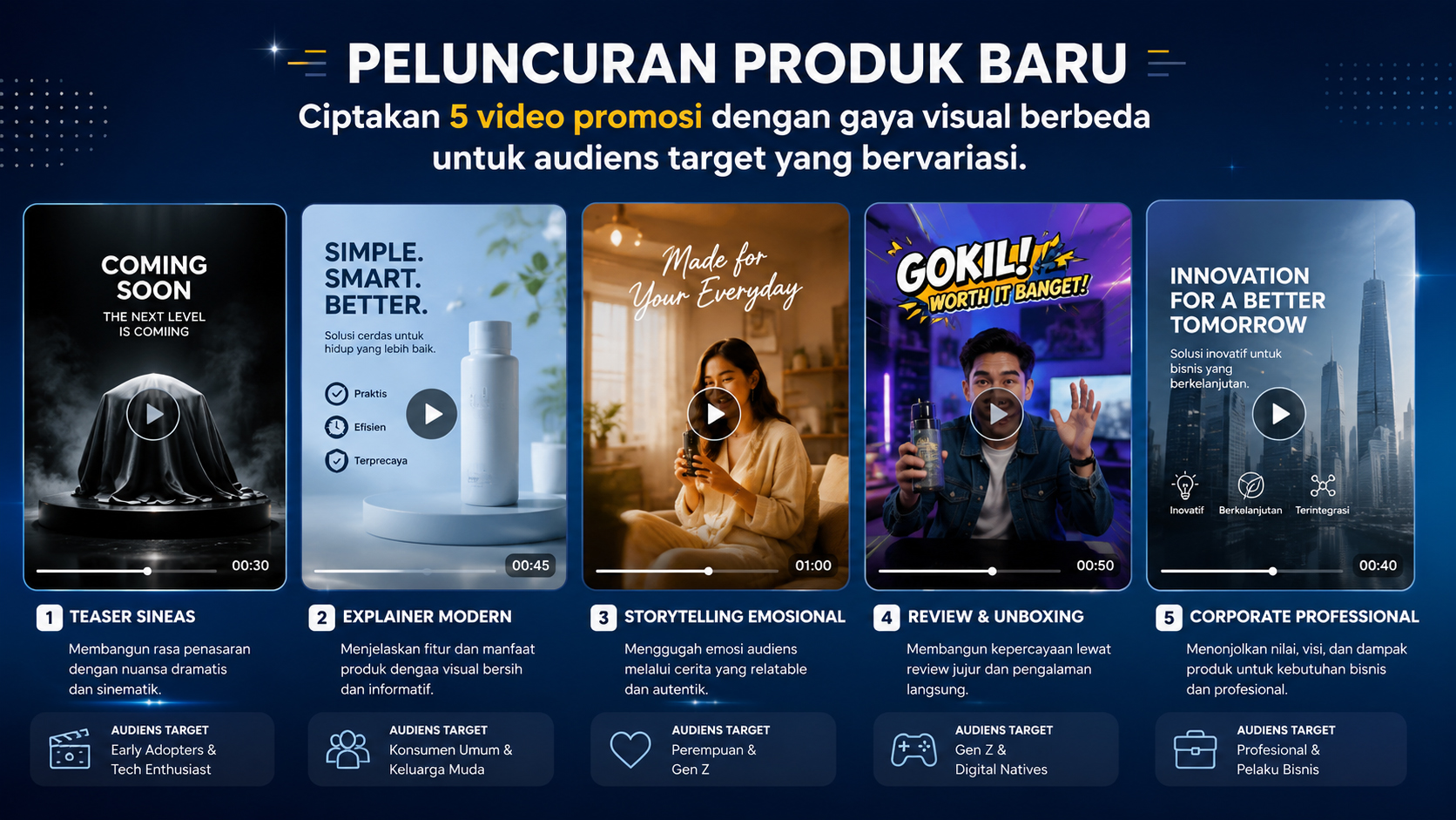 Video peluncuran produk